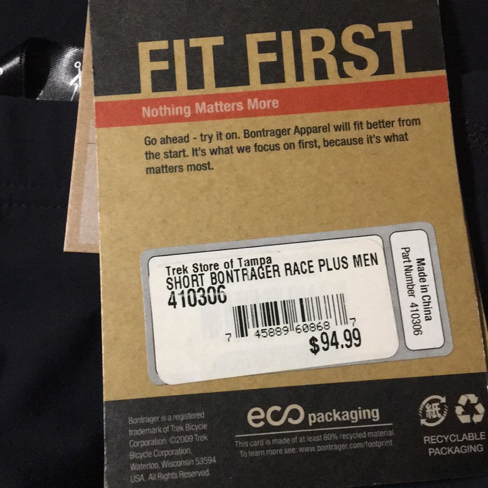 Padded bike shorts